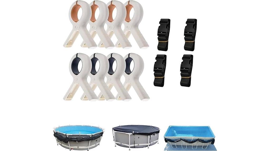 pool cover clips organizer