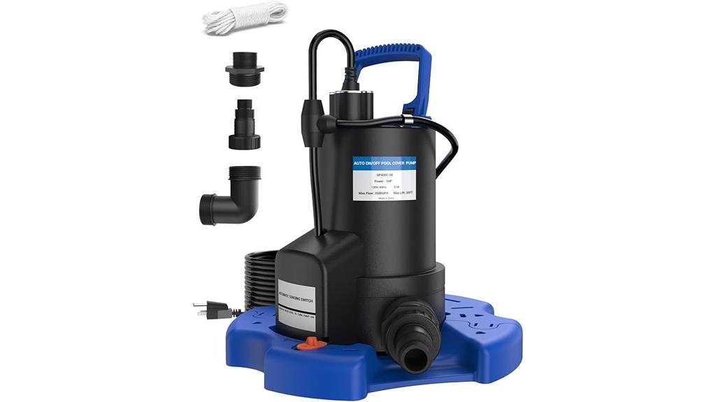pool cover pump specifications