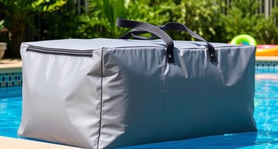 pool cover storage solutions