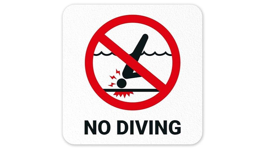 pool depth marker vinyl