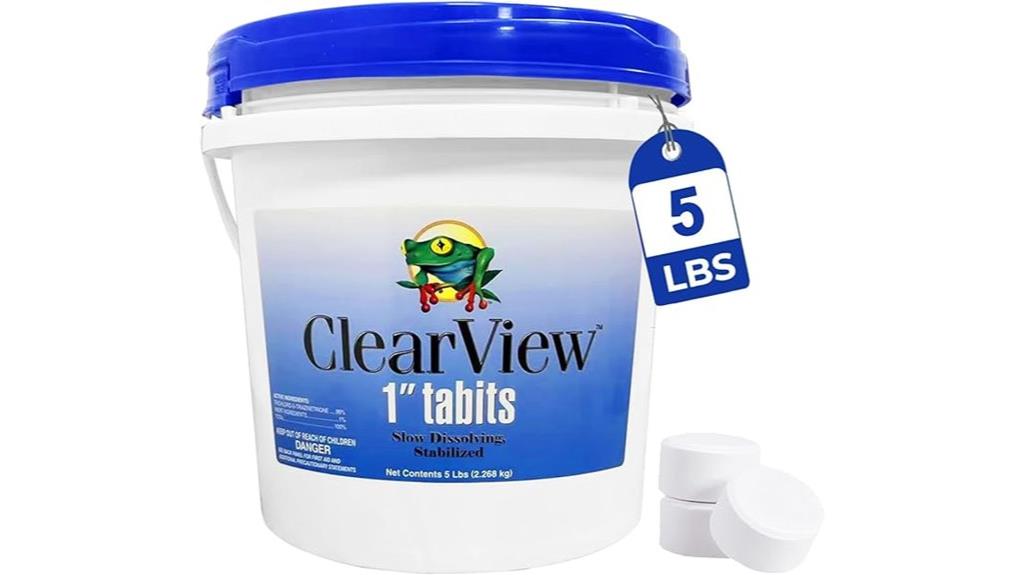 pool disinfectant tablets weight