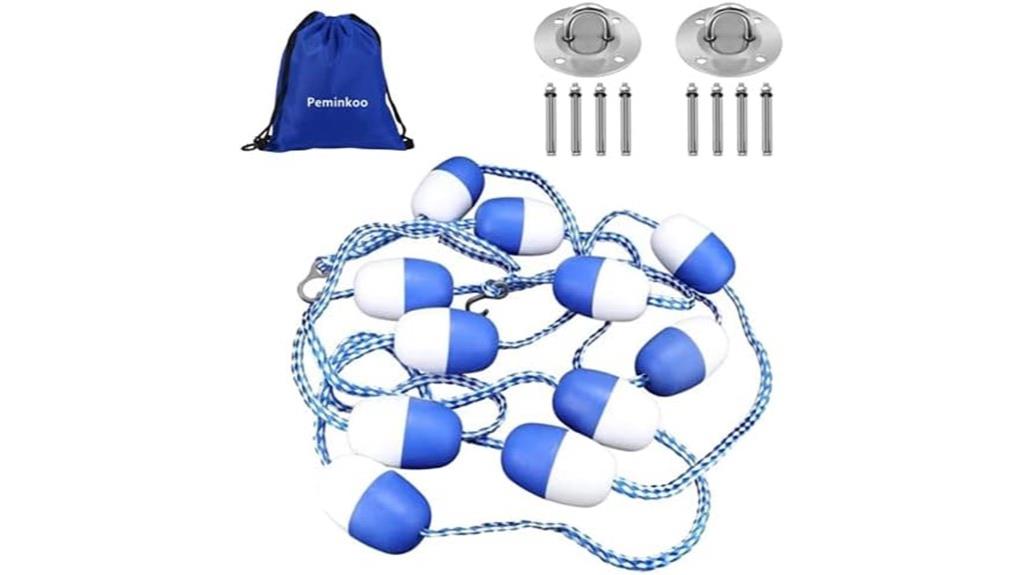 pool divider float line