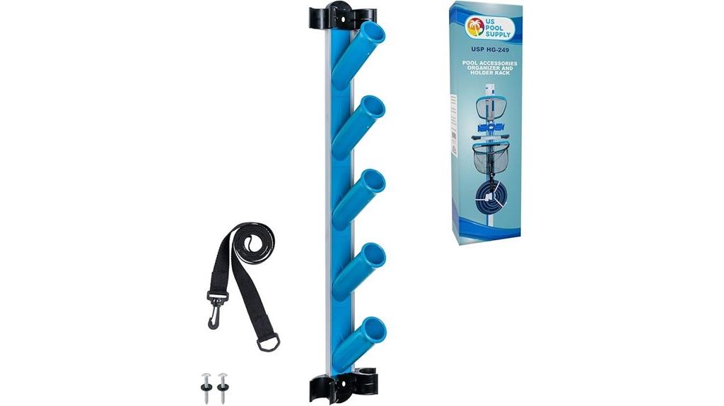 pool equipment storage rack
