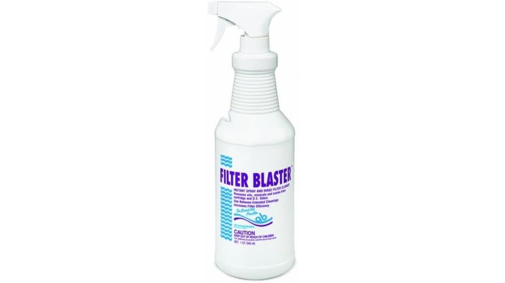 pool filter cleaner bottle