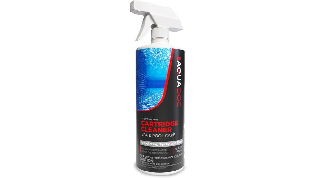 pool filter cleaning spray