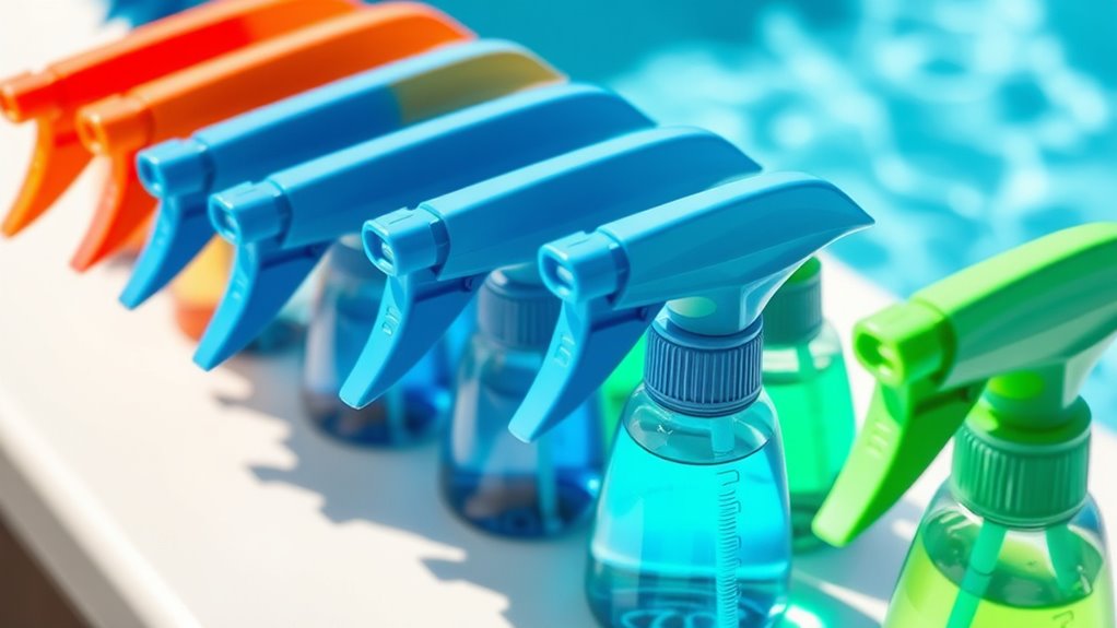 pool filter cleaning sprays
