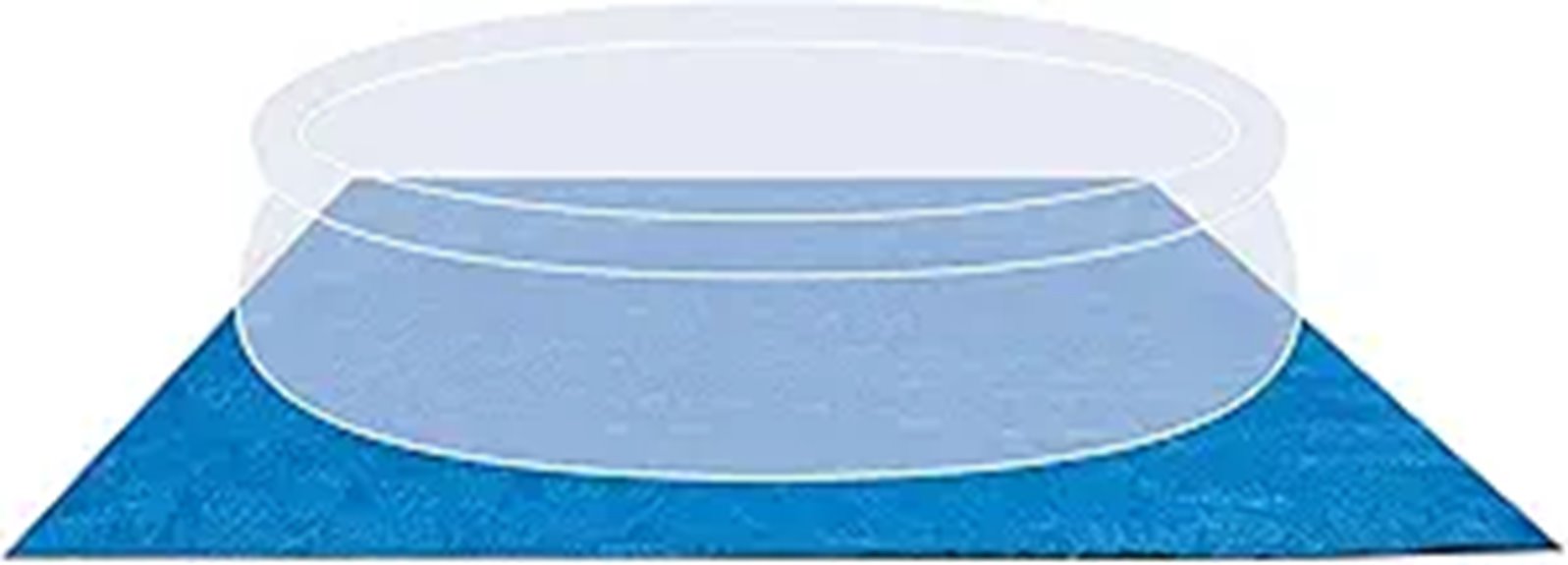 pool ground cloth size