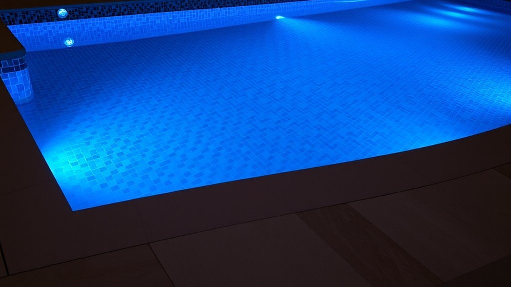 pool lighting niche options