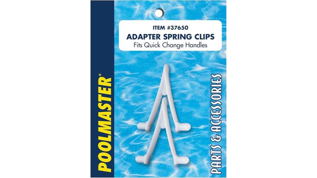 pool maintenance spring clips
