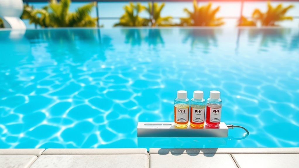 pool ph balancing products