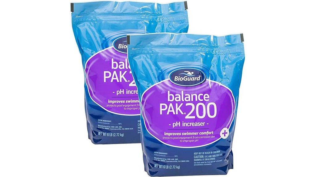 pool ph increaser pack