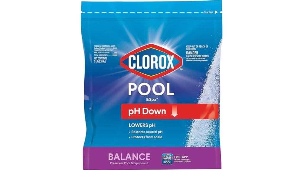 pool ph level reducer