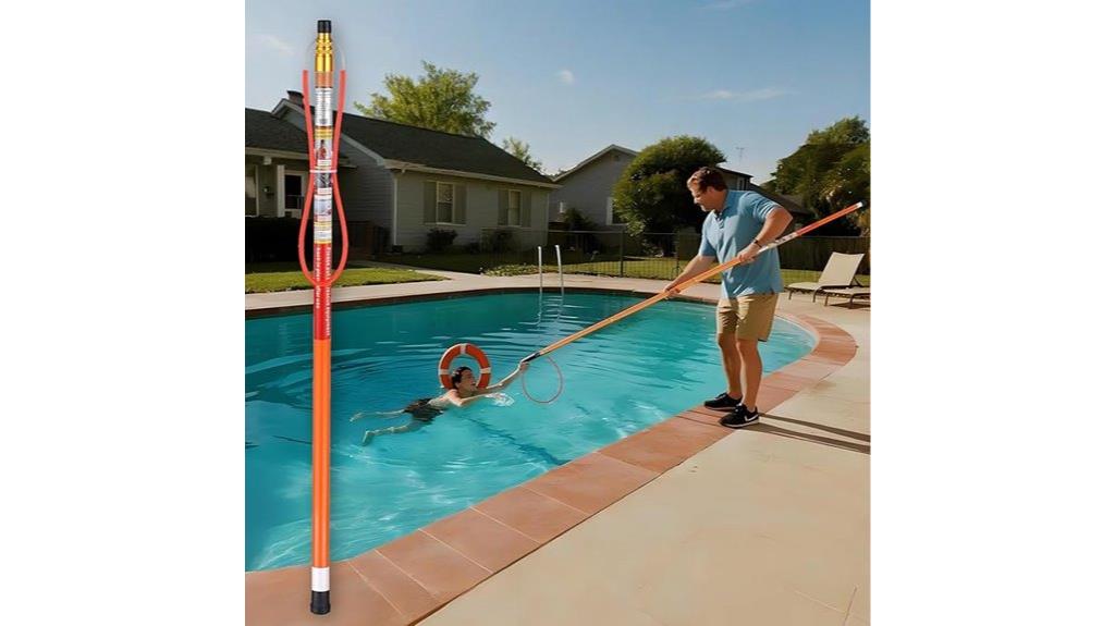 pool rescue safety hook