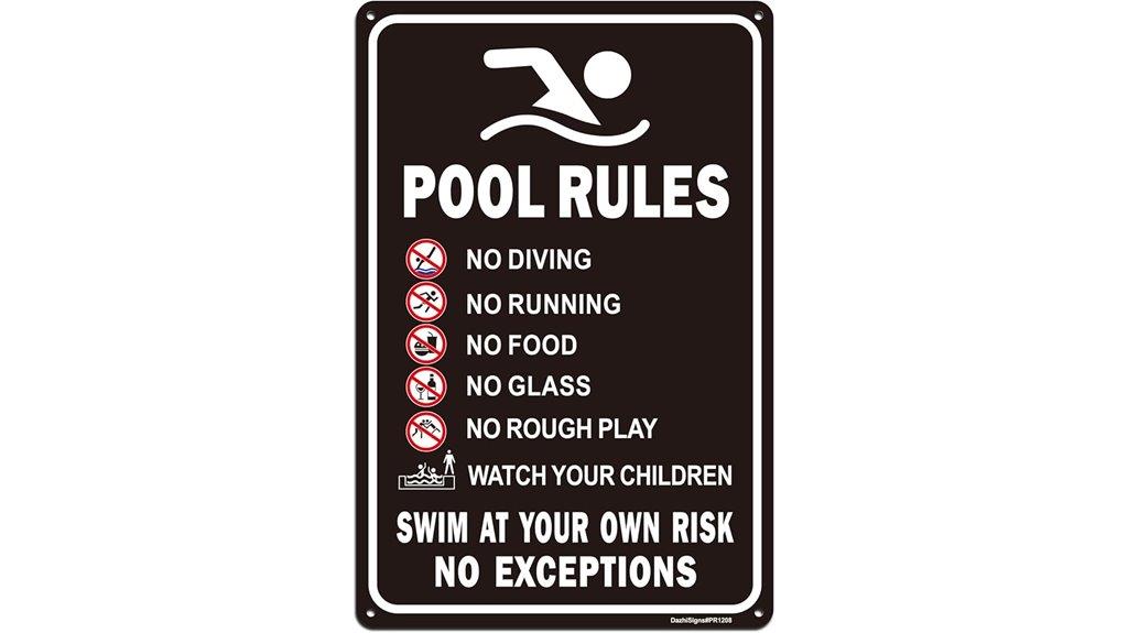 pool safety and rules