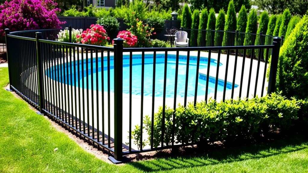 pool safety fence options