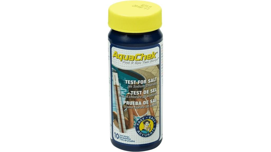 pool salt test strips