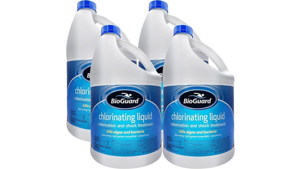 pool sanitizer four pack