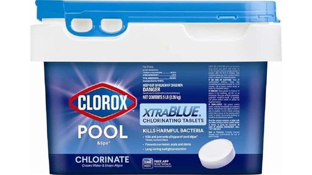 pool sanitizer tablet container