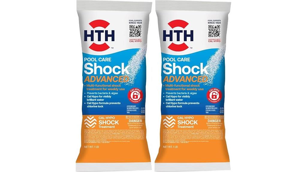 pool shock pack of two