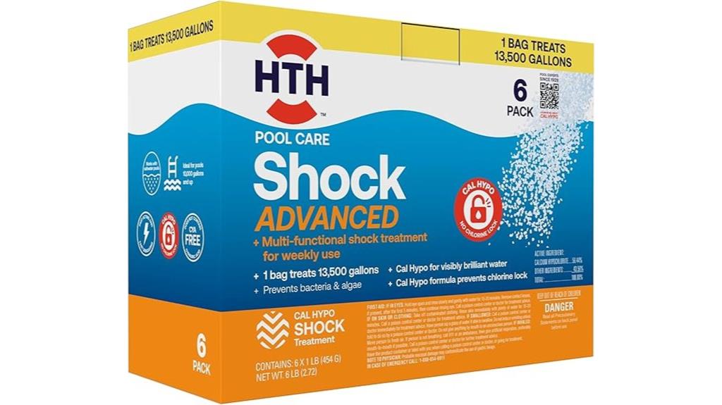 pool shock treatment pack