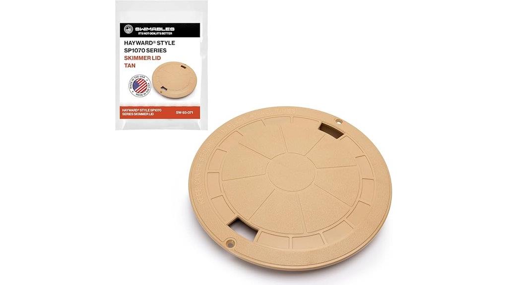 pool skimmer lid cover