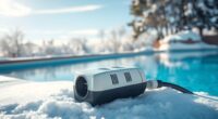 pool skimmer winter protection