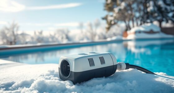 pool skimmer winter protection
