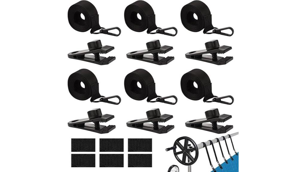 pool solar reel straps