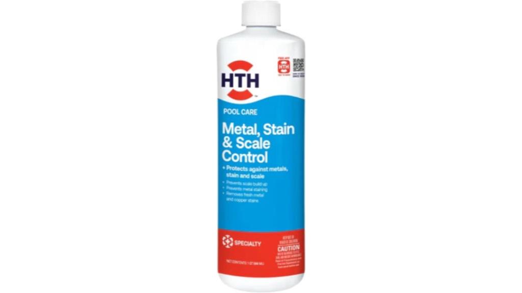 pool stain and scale control
