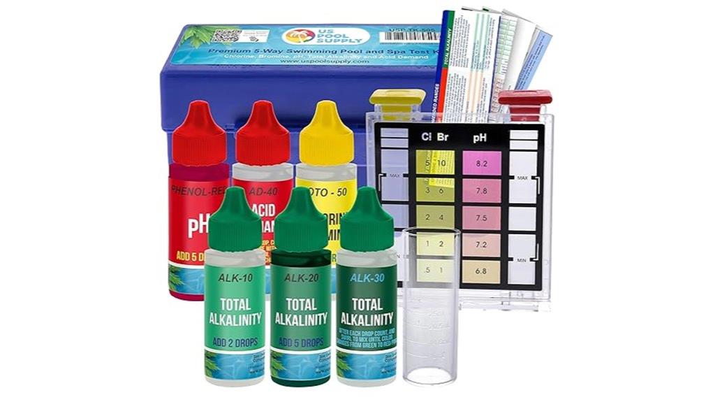 pool test kit five in one