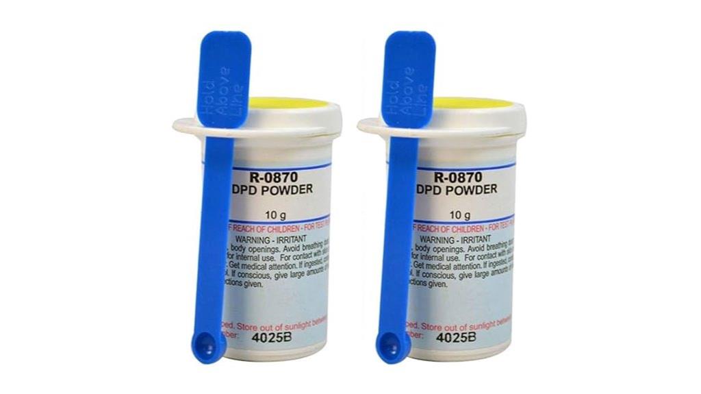 pool testing powder packs