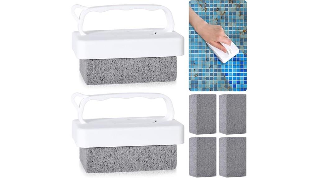 pool tile cleaning stones