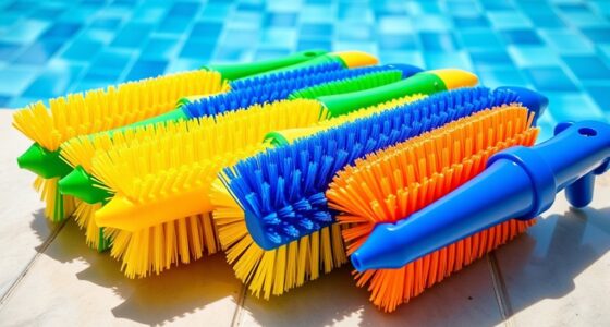 pool tile scrubbing tools