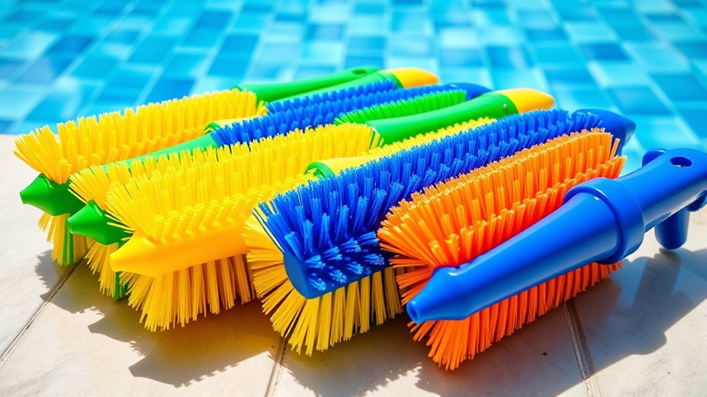 pool tile scrubbing tools