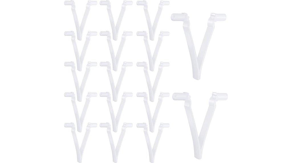 pool vacuum butterfly clips