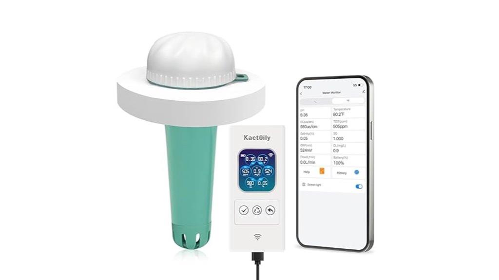 pool water testing device