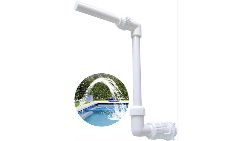 pool waterfall fountain spray