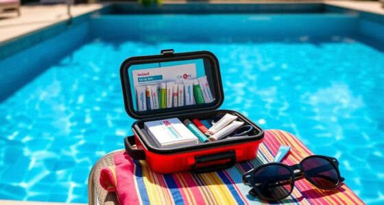 poolside waterproof first aid kits