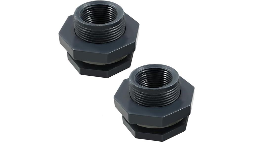 pvc bulkhead fittings 1 inch