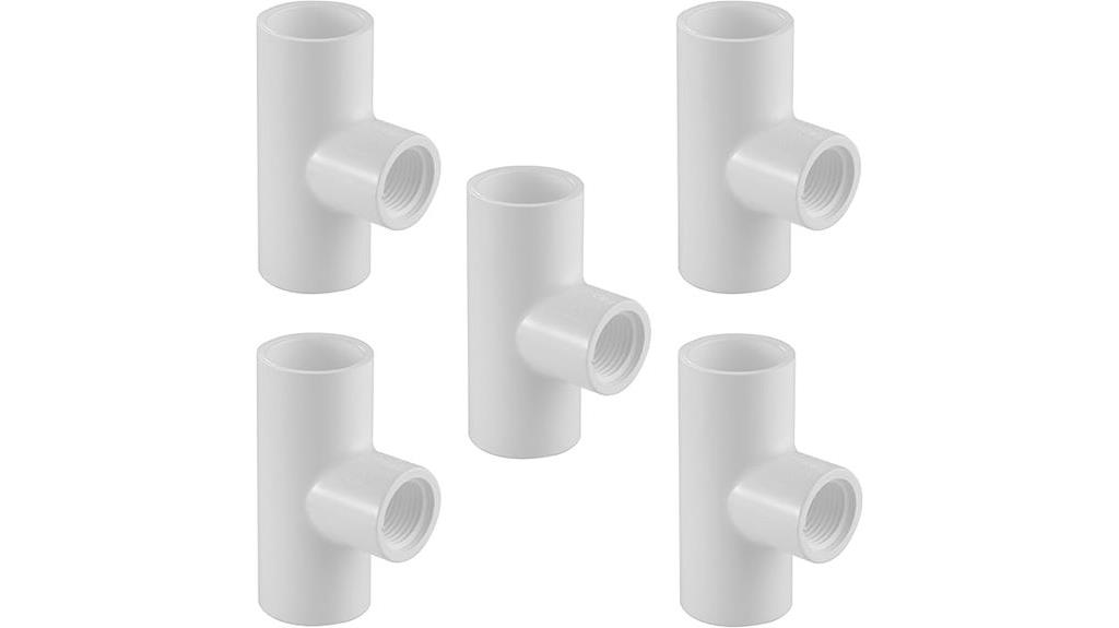 pvc reducing tee pack