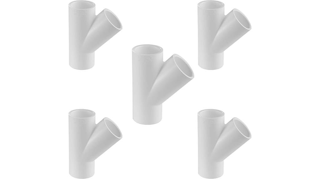 pvc wye pipe fittings