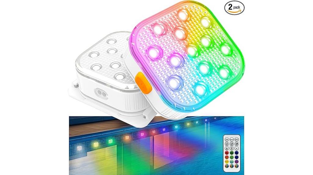 rechargeable pool light pack