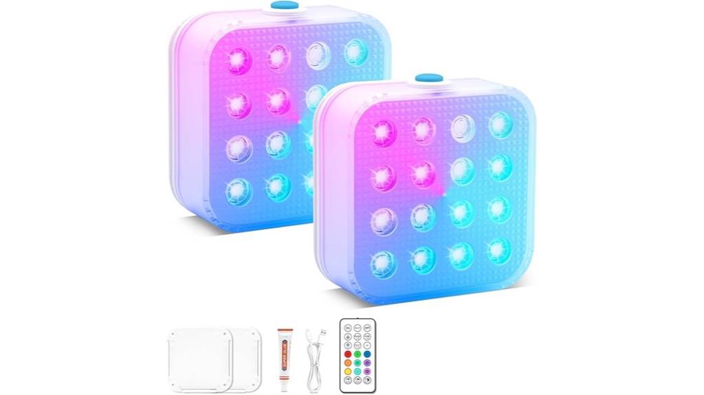 rechargeable pool lights pack