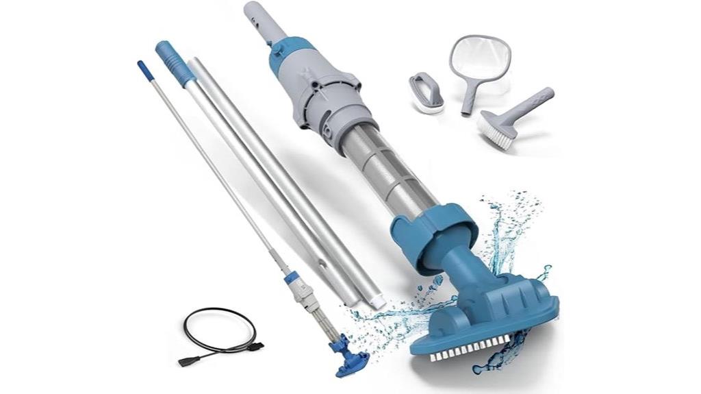 rechargeable pool vacuum set