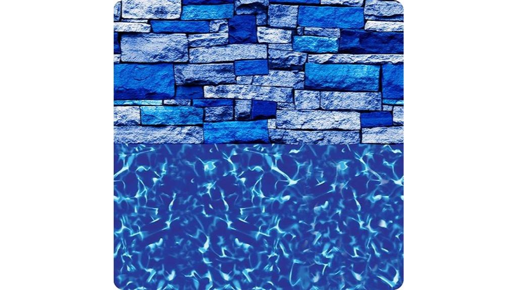 rectangle beaded pool liner