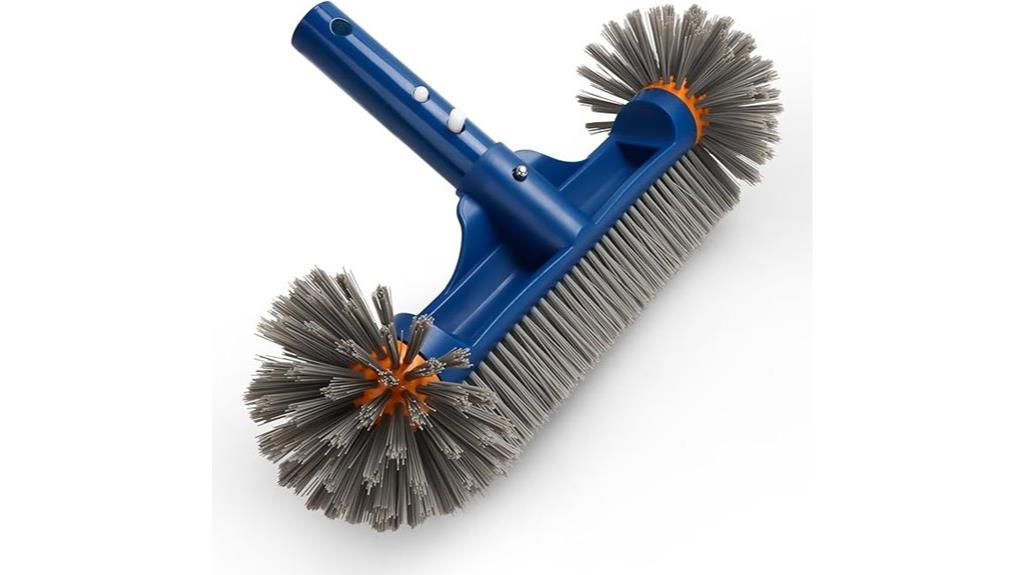 round ended nylon pool brush
