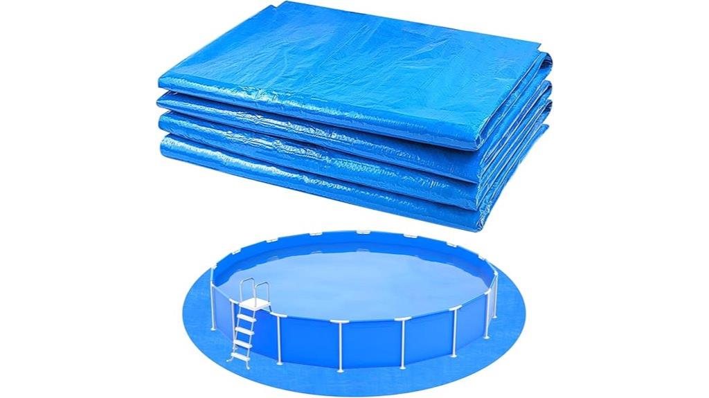 round pool ground cover