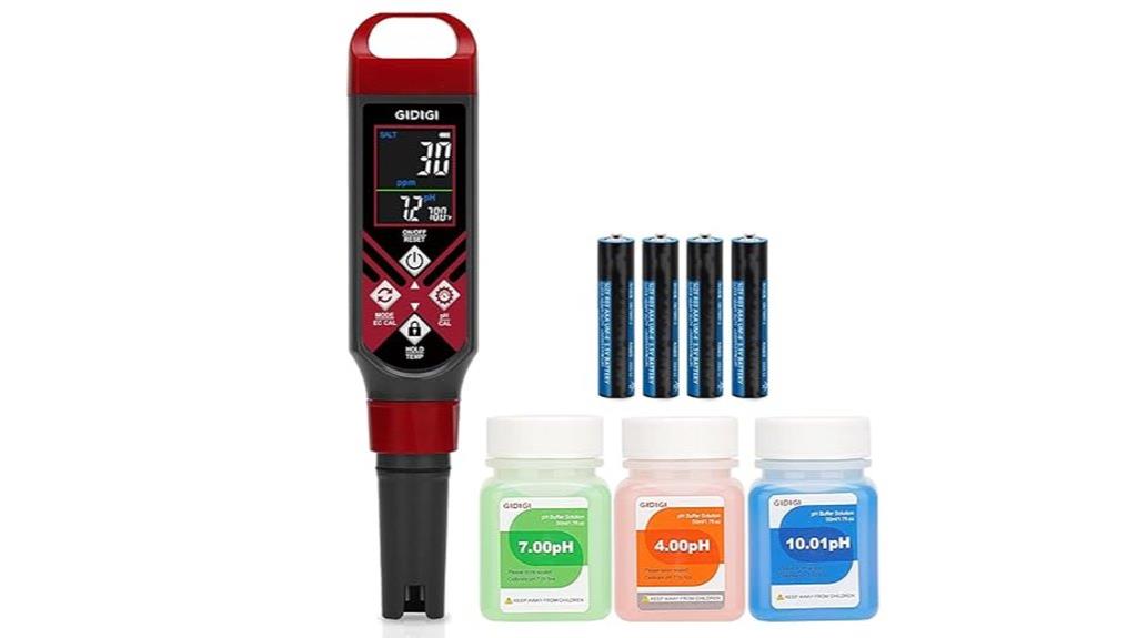 salt and ph tester