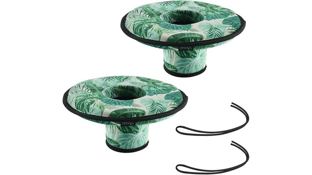 set of two neoprene drink holders