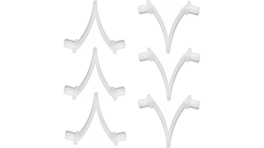 six pack butterfly clips